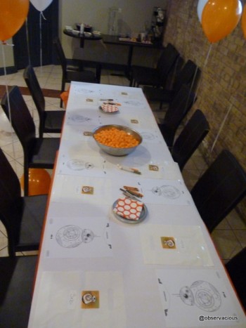 birthday party table