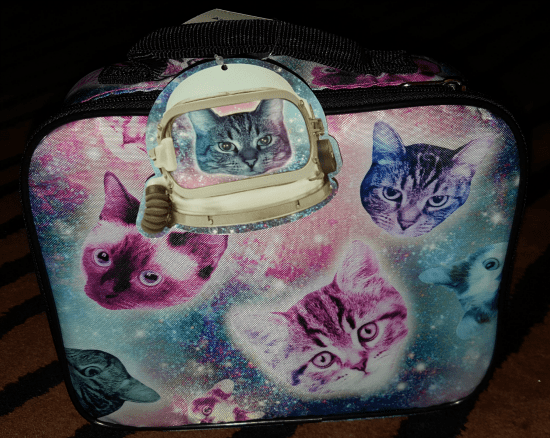 space cats lunch box